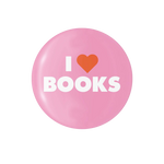 I Heart Books - 1.25" Round Button