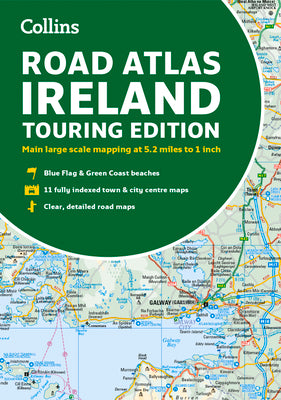 Book cover for Road Atlas Ireland: Touring Edition A4 Paperback