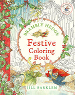 Book cover for Brambly Hedge: Festive Coloring Book