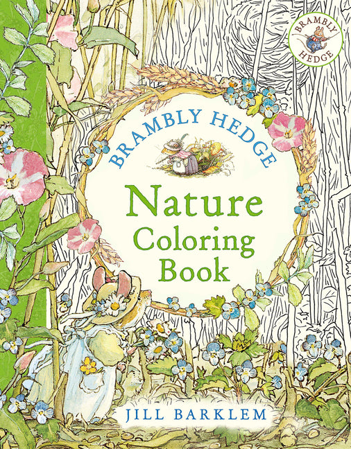 Book cover for Brambly Hedge: Nature Coloring Book
