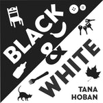 Book cover for Black & White Board Book: A High Contrast Book for Newborns
