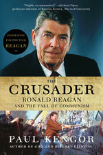 Book cover for Crusader: Ronald Reagan and the Fall of Communism