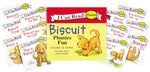 Book cover for Biscuit 12-Book Phonics Fun!: Includes 12 Mini-Books Featuring Short and Long Vowel Sounds