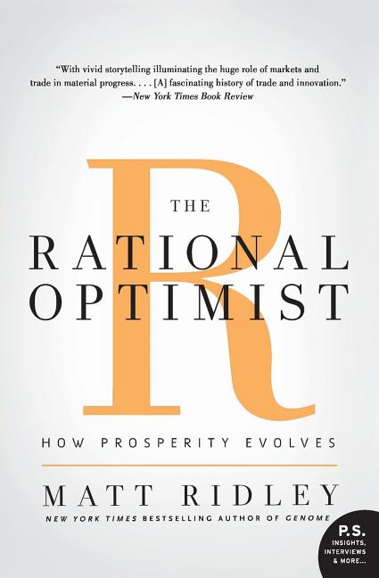 Book cover for Rational Optimist: How Prosperity Evolves