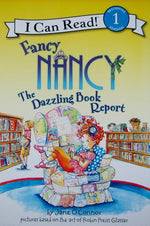 Book cover for Fancy Nancy: The Dazzling Book Report