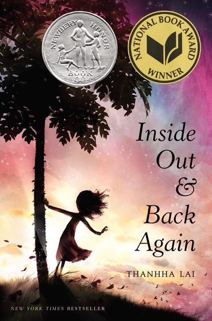 Book cover for Inside Out and Back Again: A Newbery Honor Award Winner