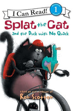 Book cover for Splat the Cat and the Duck with No Quack