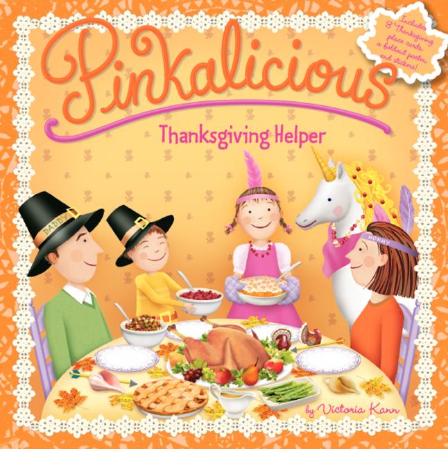 Book cover for Pinkalicious: Thanksgiving Helper