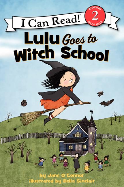 Book cover for Lulu Goes to Witch School: A Halloween Book for Kids