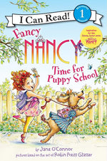 Book cover for Fancy Nancy: Time for Puppy School