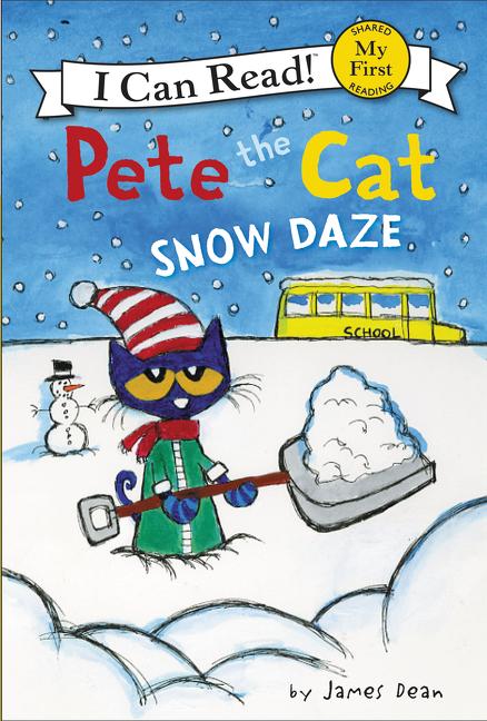 Book cover for Pete the Cat: Snow Daze: A Winter and Holiday Book for Kids