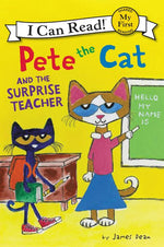 Book cover for Pete the Cat and the Surprise Teacher