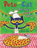 Book cover for Pete the Cat and the Perfect Pizza Party