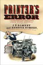 Book cover for Printer's Error: Irreverent Stories from Book History