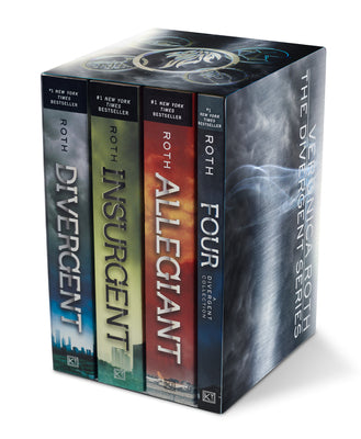 Book cover for Divergent Series Set: Divergent, Insurgent, Allegiant, Four