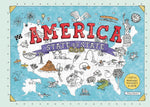 Book cover for America State by State: Fifty Removable Placemats to Color