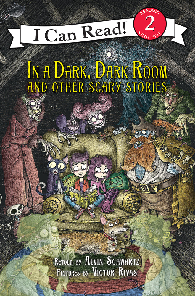 Book cover for In a Dark, Dark Room and Other Scary Stories: Reillustrated Edition. a Halloween Book for Kids