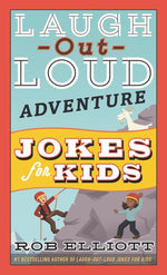 Book cover for Laugh-Out-Loud Adventure Jokes for Kids