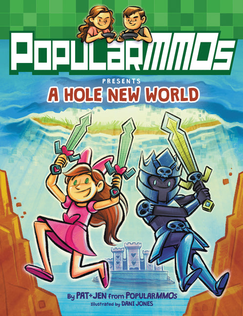 Book cover for Popularmmos Presents a Hole New World: A Graphic Novel