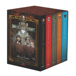 Book cover for A Series of Unfortunate Events #5-9 Netflix Tie-In Box Set