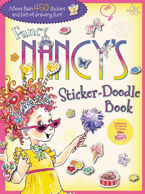 Book cover for Fancy Nancy's Sticker-Doodle Book