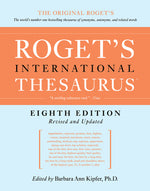 Book cover for Roget's International Thesaurus, 8th Edition