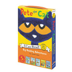 Book cover for Pete the Cat: Big Reading Adventures: 5 Far-Out Books in 1 Box!