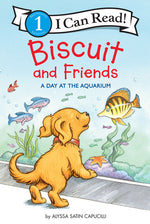 Book cover for Biscuit and Friends: A Day at the Aquarium