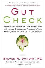 Book cover for Gut Check: Unleash the Power of Your Microbiome to Reverse Disease and Transform Your Mental, Physical, and Emotional Health