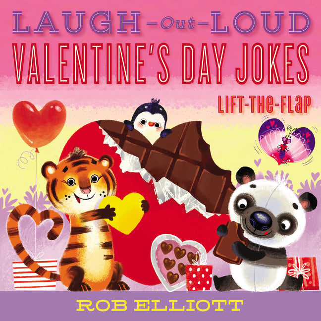 Book cover for Laugh-Out-Loud Valentine's Day Jokes: Lift-The-Flap