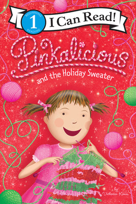 Book cover for Pinkalicious and the Holiday Sweater: A Christmas Holiday Book for Kids