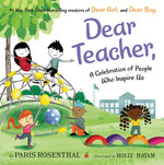 Book cover for Dear Teacher,: A Celebration of People Who Inspire Us