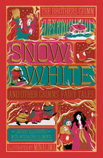 Book cover for Snow White and Other Grimms' Fairy Tales (Minalima Edition): Illustrated with Interactive Elements
