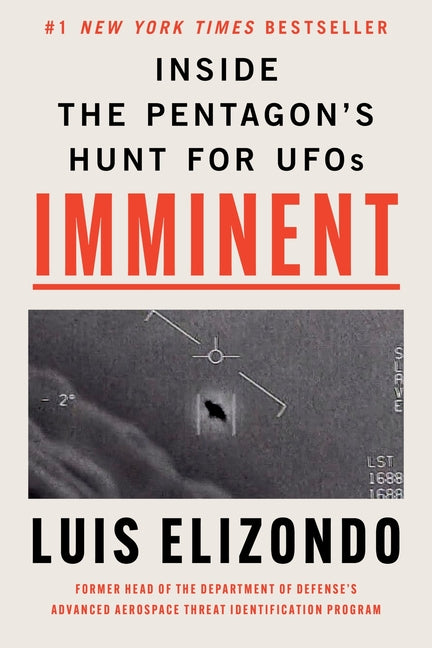 Book cover for Imminent: Inside the Pentagon's Hunt for UFOs