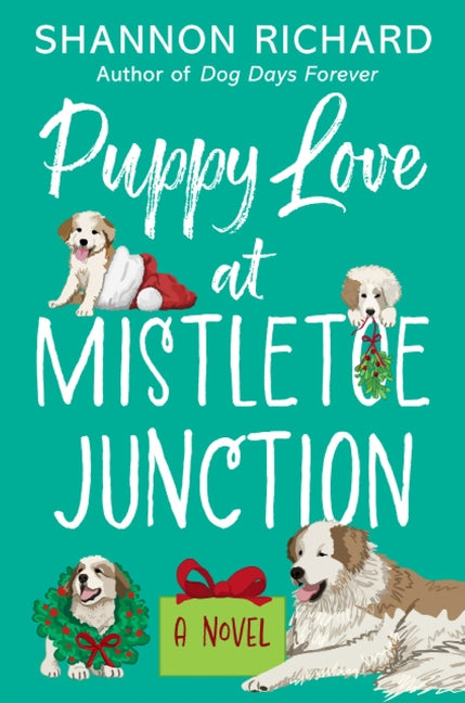 Book cover for Puppy Love at Mistletoe Junction