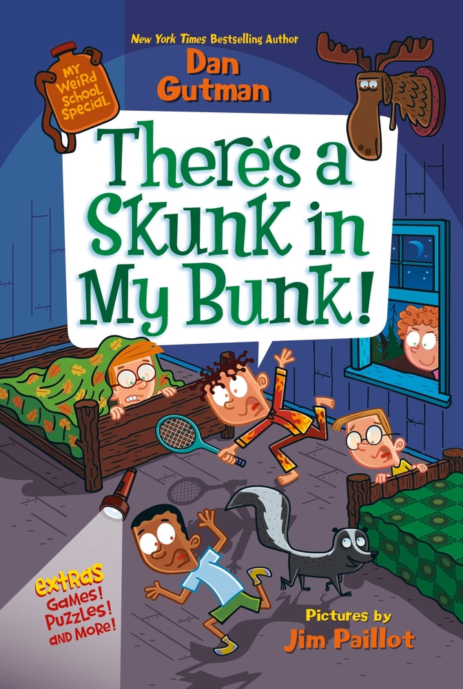 Book cover for My Weird School Special: There's a Skunk in My Bunk!