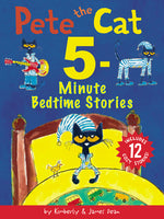 Book cover for Pete the Cat: 5-Minute Bedtime Stories: Includes 12 Cozy Stories!