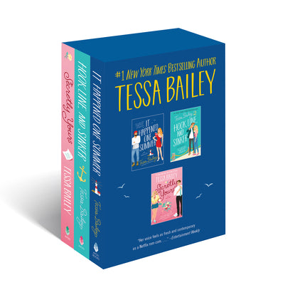 Book cover for Tessa Bailey Boxed Set: It Happened One Summer / Hook, Line, and Sinker / Secretly Yours