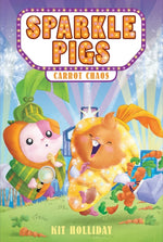 Book cover for Sparkle Pigs #1: Carrot Chaos