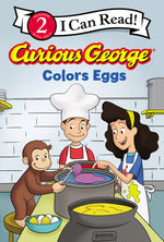 Book cover for Curious George Colors Eggs