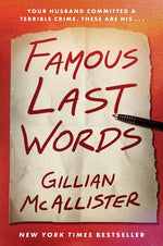 Book cover for Famous Last Words