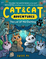 Book cover for Cat & Cat Adventures: The Lair of the Owl King: A Graphic Novel