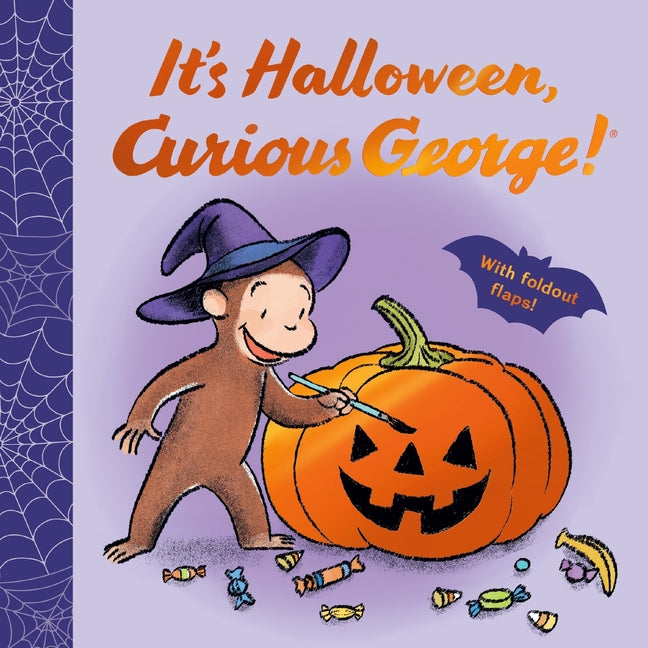 Book cover for It's Halloween, Curious George!