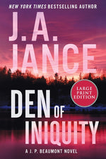 Book cover for Den of Iniquity: A J. P. Beaumont Novel