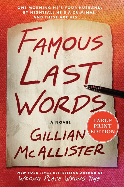 Book cover for Famous Last Words