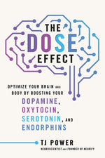 Book cover for Dose Effect: Optimize Your Brain and Body by Boosting Your Dopamine, Oxytocin, Serotonin, and Endorphins