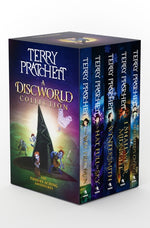 Book cover for Terry Pratchett: A Discworld Collection: The Tiffany Aching Adventures: The Wee Free Men, a Hat Full of Sky, Wintersmith, I Shall Wear Midnight, the S