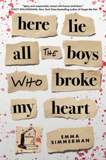 Book cover for Here Lie All the Boys Who Broke My Heart