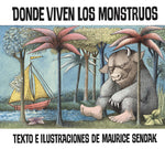 Book cover for Donde Viven Los Monstruos: Where the Wild Things Are (Spanish Edition), a Caldecott Award Winner