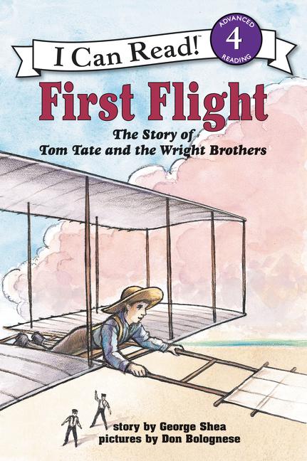 Book cover for First Flight: The Story of Tom Tate and the Wright Brothers